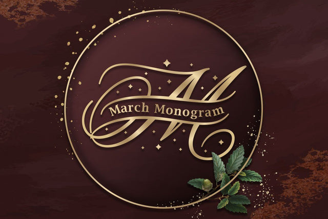 March Split Monogram Font studioalmeera 