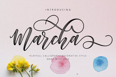 Marcha Script Font Jamaluddin 