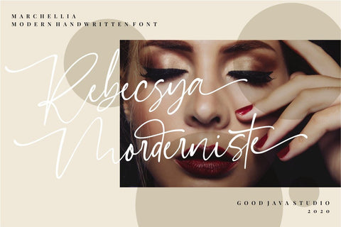 Marchellia – Modern Handwritten Font Good Java 