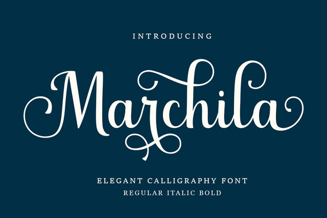 Marchila Font Manjali_Studio 