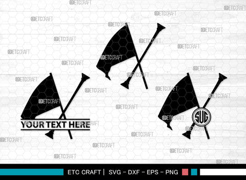 Marching Band Monogram, Marching Band Silhouette, Marching Band SVG, Color Guard Flags Svg, Color Guard Svg, Male Color Guard Svg, Color Guard Rifle Sabre Svg, SB00453 SVG ETC Craft 