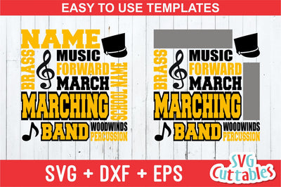 Marching Band Subway Art SVG Svg Cuttables 