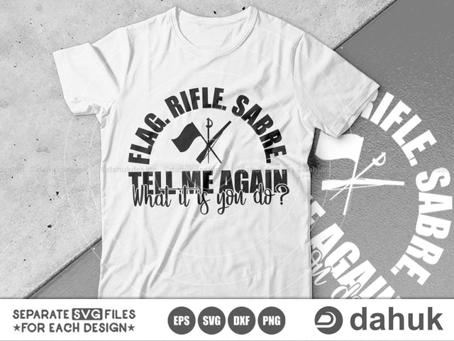 Marching Band SVG, Flag. rifle. sabre. Tell Me again what it is you do, Color Guard, Cut file for silhouette, Circuit design space vinyl cut SVG dahukdesign 