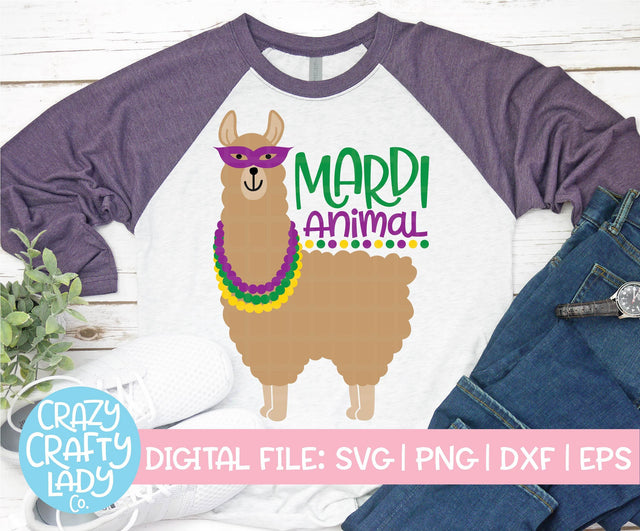 Mardi Animal SVG Crazy Crafty Lady Co. 