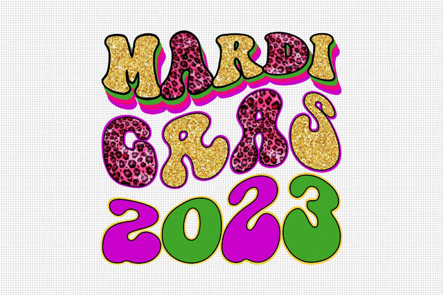 Mardi Gras 2023 Sublimation SVGArt 