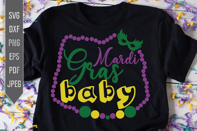 Mardi Gras Baby Svg. Mardi Gra Baby Outfit Svg. Mardi Gras Onesie Svg. Mardi Gra Bib Svg. Cricut, Silhouette. Sublimation, Iron On etc. SVG Mint And Beer Creations 