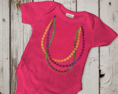 Mardi Gras Beads Embroidery Embroidery/Applique Designed by Geeks 