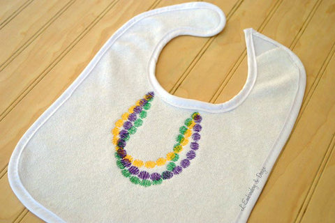 Mardi Gras Beads Embroidery Embroidery/Applique Designed by Geeks 