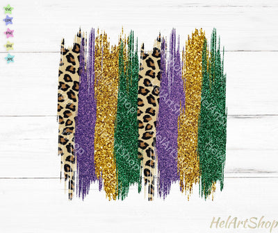 Mardi gras brush stroke png, Sublimation Png Sublimation _HelArtShop_ 