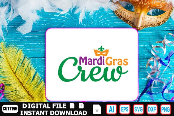 Mardi Gras Crew SVG Craftlabsvg24 