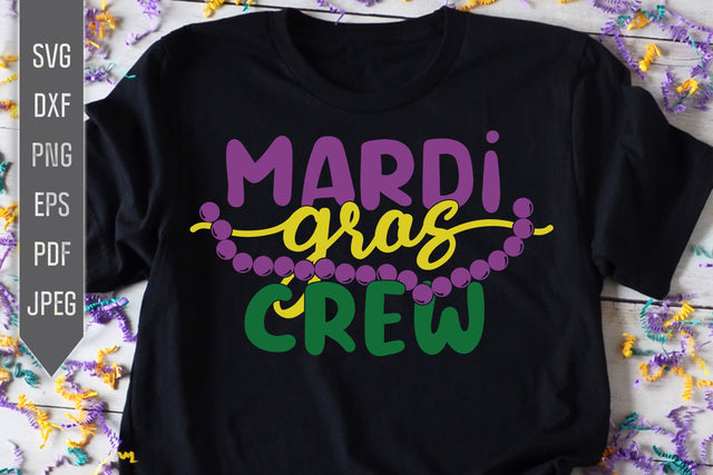Mardi Gras Crew Svg. Mardi Gras Svg. Fat Tuesday Shirt. New Orleans, Louisiana Svg. Fleur de Lis Svg. Cricut, Silhouette dxf, eps png SVG Mint And Beer Creations 