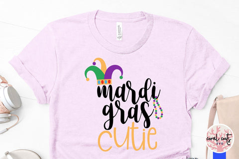 Mardi Gras Cutie - Mardi Gras SVG EPS DXF PNG SVG CoralCutsSVG 