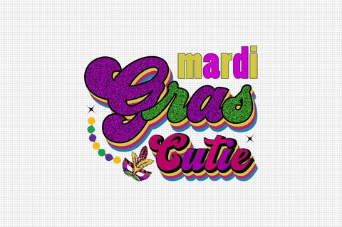 Mardi Gras Cutie Sublimation SVGArt 
