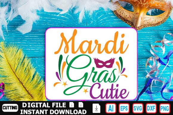 Mardi Gras Cutie SVG Craftlabsvg24 