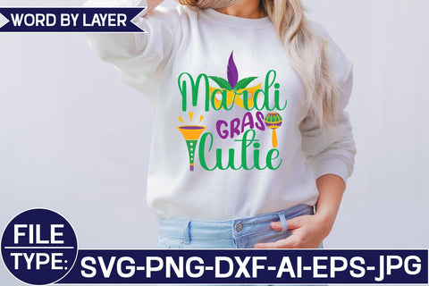 Mardi Gras Cutie SVG Cut File SVG Studio Innate 
