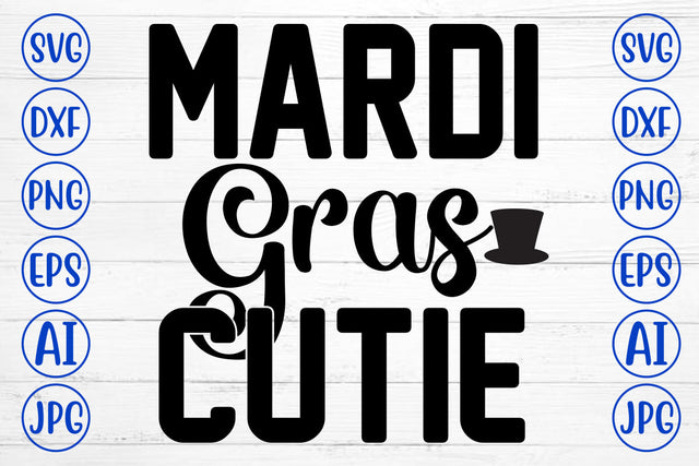 Mardi Gras Cutie SVG Cut File SVG Syaman 