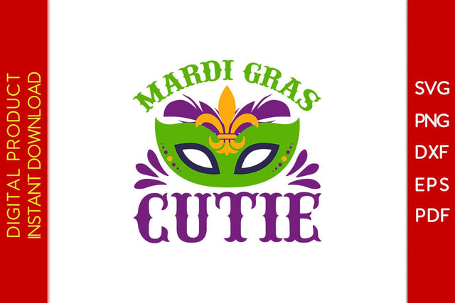Mardi Gras Cutie SVG PNG PDF Cut File SVG Creativedesigntee 
