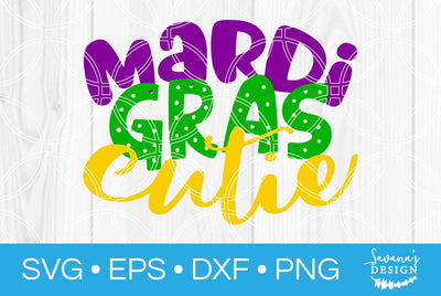 Mardi Gras Cutie SVG SavanasDesign 