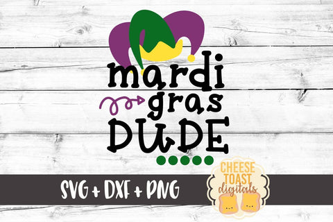 Mardi Gras Dude - Mardi Gras SVG Files SVG Cheese Toast Digitals 