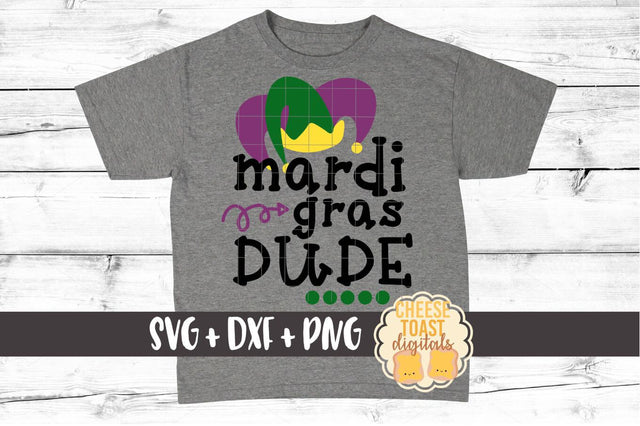 Mardi Gras Dude - Mardi Gras SVG Files SVG Cheese Toast Digitals 