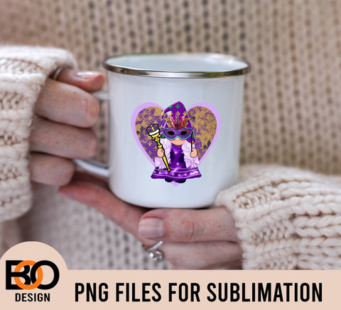 Mardi Gras Gnome Png, Sublimation Design, Mardi Gras Png, Gnome Png, Gnome Design Png, Louisiana Png, Digital Download Sublimation BOO-design 