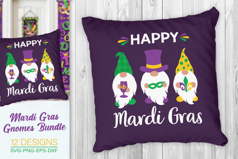 Mardi Gras Gnomes Bundle, Gnomes Svg, Mardi Gras Svg SVG SvgMonkeys 