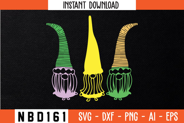 MARDI GRAS GNOMES MADK FANNY LOVER Svg Design SVG Nbd161 