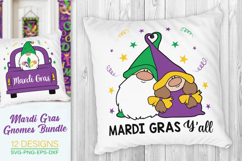 Mardi Gras Gnomes Svg Bundle, Gnomes Svg, Mardi Gras Svg SVG SvgMonkeys 
