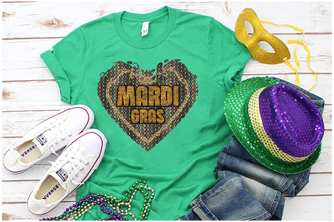 Mardi Gras Heart Sublimation Sublimation Jagonath Roy 