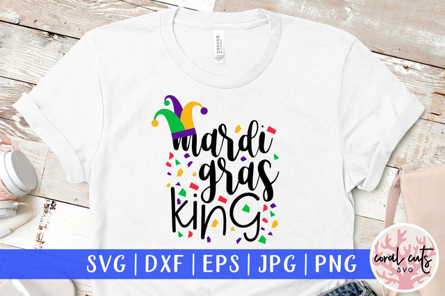 Mardi Gras King - Mardi Gras SVG EPS DXF PNG SVG CoralCutsSVG 