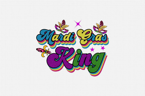 Mardi Gras King Sublimation SVGArt 