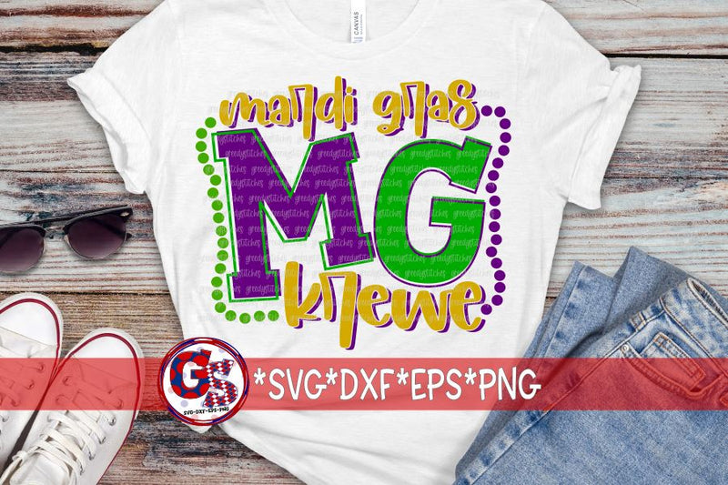 Mardi Gras Krewe SVG DXF EPS PNG SVG Greedy Stitches 