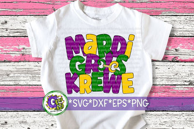 Mardi Gras Krewe SVG DXF EPS PNG SVG Greedy Stitches 