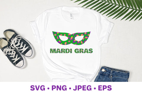 Mardi Gras. Leopard Mask. Fat Tuesday SVG, Sublimation SVG LaBelezoka 