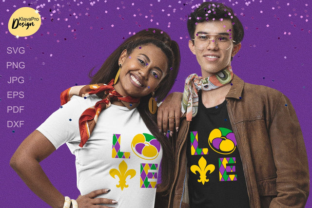 Mardi Gras | Mardi Gras SVG | Love | cut file SVG Klava P 