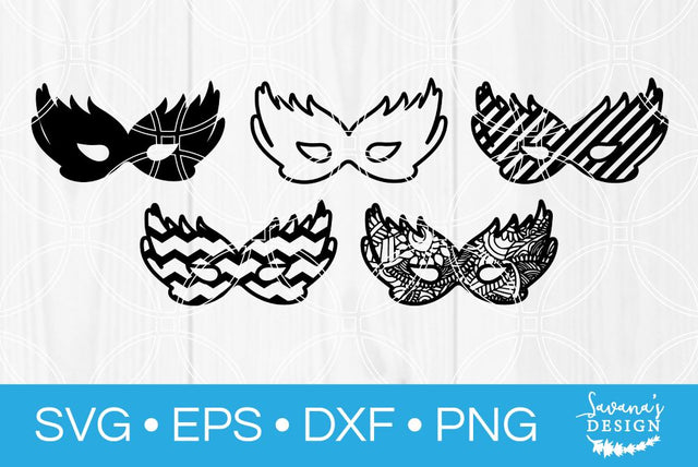 Mardi Gras Mask SVG SavanasDesign 