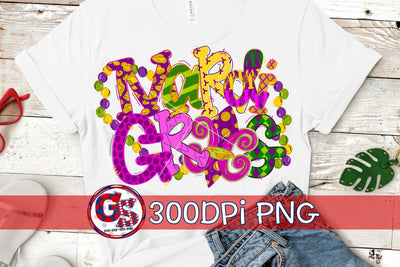 Mardi Gras PNG for Sublimation Sublimation Greedy Stitches 