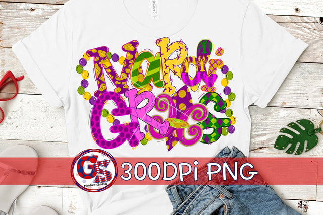 Mardi Gras PNG for Sublimation Sublimation Greedy Stitches 