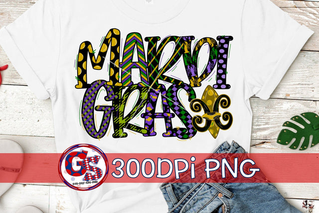 Mardi Gras PNG for Sublimation Sublimation Greedy Stitches 