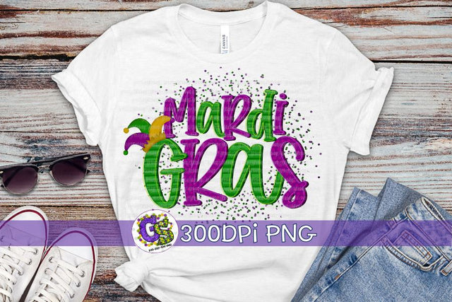 Mardi Gras PNG for Sublimation Sublimation Greedy Stitches 