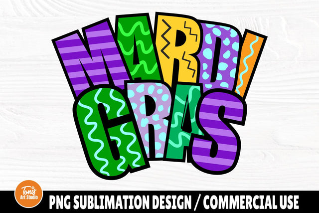 Mardi Gras PNG, Sublimation Shirt Design, Leopard SVG TonisArtStudio 