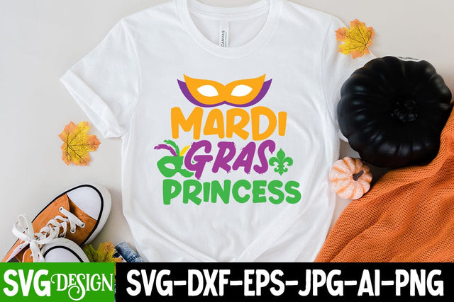 Mardi Gras Princess SVG Cut File, Mardi Gras Princess SVG Design , Mardi Gras Princess SVG Quotes SVG BlackCatsMedia 