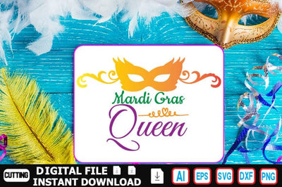 Mardi Gras Queen SVG Craftlabsvg24 