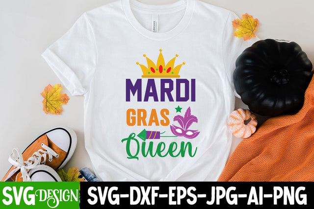 Mardi Gras Queen SVG Cut File SVG BlackCatsMedia 