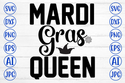 Mardi Gras Queen SVG Cut File SVG Syaman 
