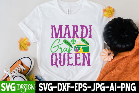 Mardi Gras Queen SVG Cut File,Mardi Gras Queen SVG Quotes , Mardi Gras Queen Sublimation PNG SVG BlackCatsMedia 