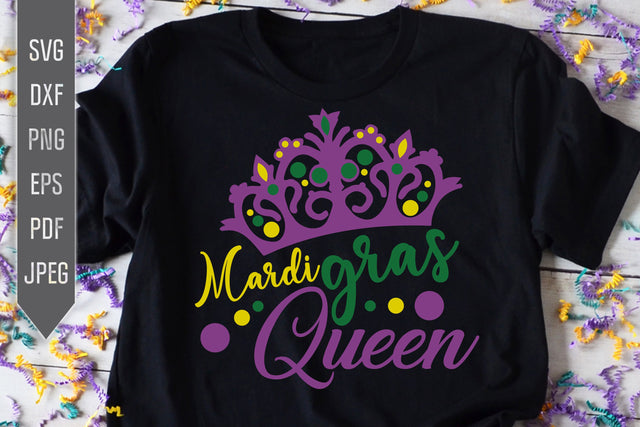 Mardi Gras Queen Svg. Mardi Gras Svg. Mardi Gra Woman Shirt. New Orleans Celebration. Cricut, Silhouette. Iron On, Sublimation etc. SVG Mint And Beer Creations 