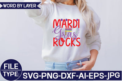 Mardi Gras Rocks SVG Cut File SVG Studio Innate 