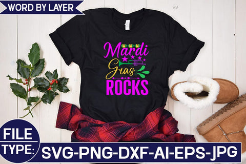 Mardi Gras Rocks SVG Cut File SVG Studio Innate 