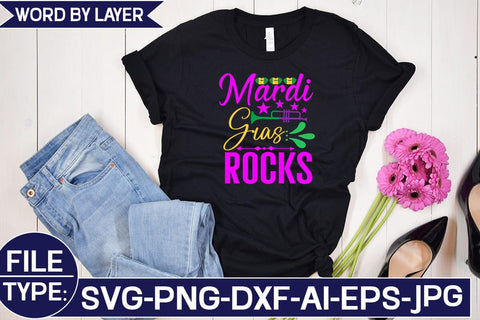 Mardi Gras Rocks SVG Cut File SVG Studio Innate 